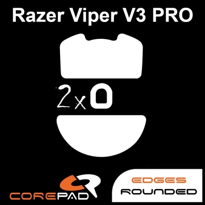 X-RAYPAD Jade Obsidian Mouse Skates Tiger EspTiger Ice Arc Corepad Skatez PRO Razer Viper V3 Pro